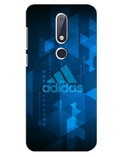 Чехол для Nokia 6.1 Plus с картинкой «Adidas Sport Art»