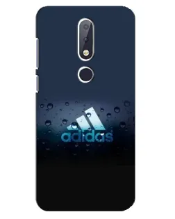 Чехол для Nokia 6.1 Plus с картинкой «Adidas Water Drops» Чехол для Nokia 6.1 Plus с картинкой «Adidas Water Drops»