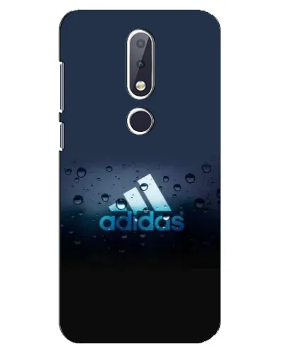 Чехол для Nokia 6.1 Plus с картинкой «Adidas Water Drops»