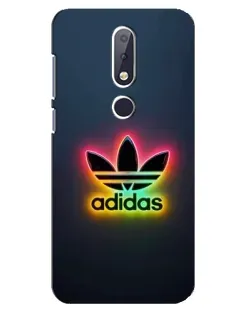 Чехол для Nokia 6.1 Plus с картинкой «Неоновый Adidas» Чехол для Nokia 6.1 Plus с картинкой «Неоновый Adidas»