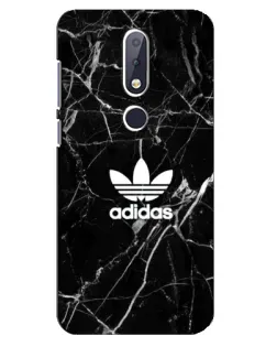 Чехол для Nokia 6.1 Plus с картинкой «Белый мрамор Adidas» Чехол для Nokia 6.1 Plus с картинкой «Белый мрамор Adidas»