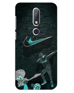 Чохол для Nokia 6.1 Plus з картинкою «Спортивний арт Nike» Чохол для Nokia 6.1 Plus з картинкою «Спортивний арт Nike»