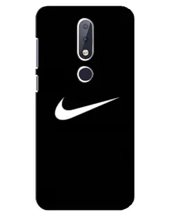 Чехол для Nokia 6.1 Plus с картинкой «Минималистический Найк» Чехол для Nokia 6.1 Plus с картинкой «Минималистический Найк»