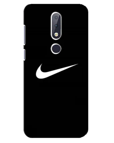 Чехол для Nokia 6.1 Plus с картинкой «Минималистический Найк» Чехол для Nokia 6.1 Plus с картинкой «Минималистический Найк»