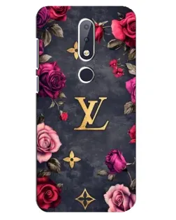 Чохол для Nokia 6.1 Plus з картинкою «Квітковий Louis Vuitton» Чохол для Nokia 6.1 Plus з картинкою «Квітковий Louis Vuitton»