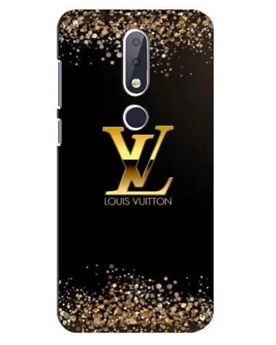 Чехол для Nokia 6.1 Plus с картинкой «LV — золотые искры» Чехол для Nokia 6.1 Plus с картинкой «LV — золотые искры»