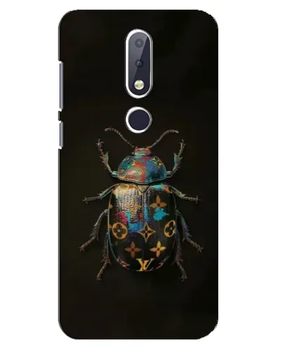 Чехол для Nokia 6.1 Plus с картинкой «LV — мраморный принт» Чехол для Nokia 6.1 Plus с картинкой «LV — мраморный принт»