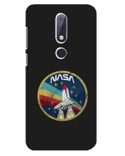 Чохол для Nokia 6.1 Plus з картинкою «NASA — емблема місії» Чохол для Nokia 6.1 Plus з картинкою «NASA — емблема місії»
