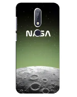 Чохол для Nokia 6.1 Plus з картинкою «NASA — місячний градієнт»