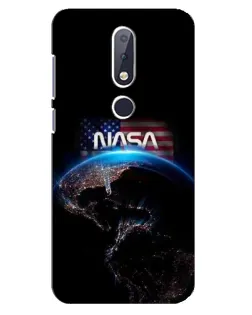 Чохол для Nokia 6.1 Plus з картинкою «Земля з космосу NASA»