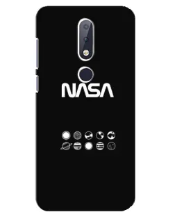 Чохол для Nokia 6.1 Plus з картинкою «NASA — технічний принт»