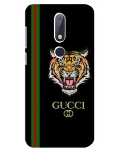 Чохол для Nokia 6.1 Plus з картинкою «Тигр Gucci» Чохол для Nokia 6.1 Plus з картинкою «Тигр Gucci»