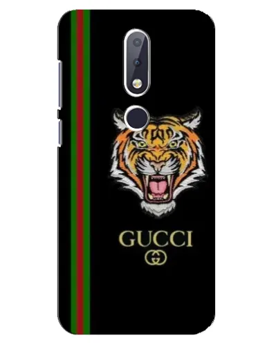 Чохол для Nokia 6.1 Plus з картинкою «Тигр Gucci»