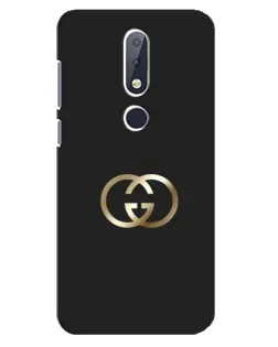 Чохол для Nokia 6.1 Plus з картинкою «Мінімалізм Gucci»