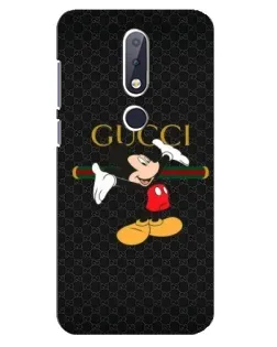 Чохол для Nokia 6.1 Plus з картинкою «Міккі Маус Gucci»