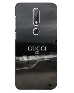 Чохол для Nokia 6.1 Plus з картинкою «Gucci — морський прибій»
