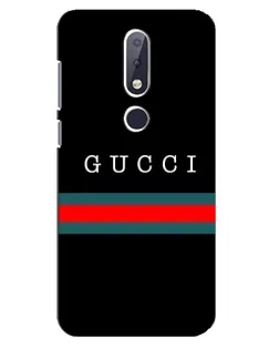 Чохол для Nokia 6.1 Plus з картинкою «Gucci — червоний пояс»