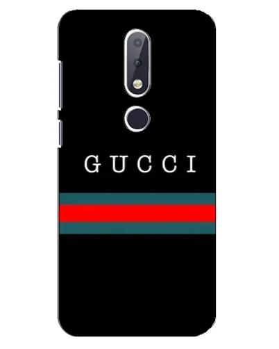 Чохол для Nokia 6.1 Plus з картинкою «Gucci — червоний пояс»