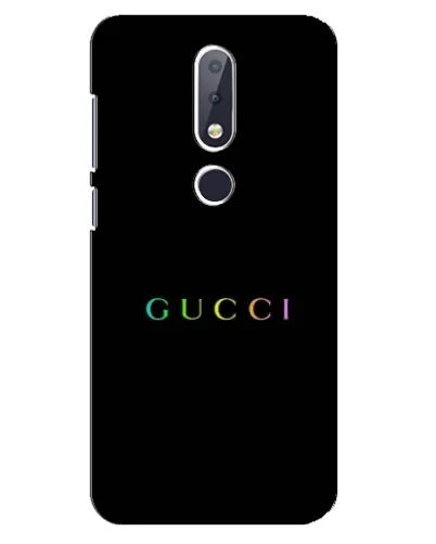 Чехол для Nokia 6.1 Plus с картинкой «Gucci — неоновый минимализм» Чехол для Nokia 6.1 Plus с картинкой «Gucci — неоновый минимализм»