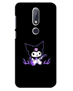Чехол для Nokia 6.1 Plus с картинкой «Электрическая Kuromi»