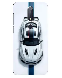 Чехол для Nokia 6.1 Plus с картинкой «Вид сверху — BMW M»