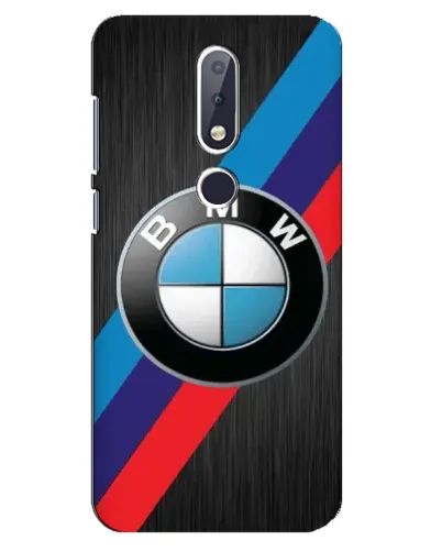 Чехол для Nokia 6.1 Plus с картинкой «BMW M-stripes стиль»