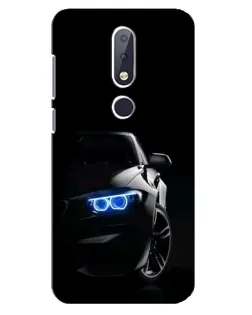 Чехол для Nokia 6.1 Plus с картинкой «BMW — ночной взгляд»