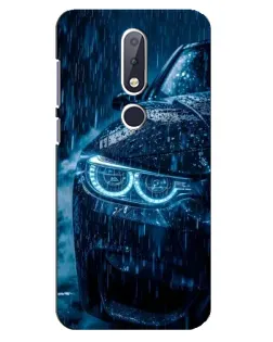 Чехол для Nokia 6.1 Plus с картинкой «BMW под дождем»