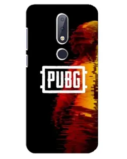Чехол для Nokia 6.1 Plus с картинкой «Яркий логотип PUBG» Чехол для Nokia 6.1 Plus с картинкой «Яркий логотип PUBG»