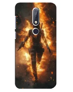 Чехол для Nokia 6.1 Plus с картинкой «BMW — скорость в дожде» Чехол для Nokia 6.1 Plus с картинкой «BMW — скорость в дожде»