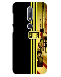 Чехол для Nokia 6.1 Plus с картинкой «PUBG — камуфляжный шлем» Чехол для Nokia 6.1 Plus с картинкой «PUBG — камуфляжный шлем»