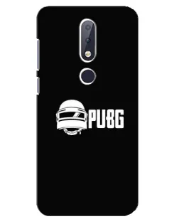 Чехол для Nokia 6.1 Plus с картинкой «PUBG — классический лого» Чехол для Nokia 6.1 Plus с картинкой «PUBG — классический лого»