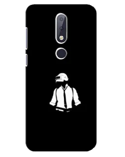 Чехол для Nokia 6.1 Plus с картинкой «PUBG — белый шлем» Чехол для Nokia 6.1 Plus с картинкой «PUBG — белый шлем»