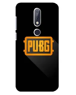 Чехол для Nokia 6.1 Plus с картинкой «PUBG — рамка лого» Чехол для Nokia 6.1 Plus с картинкой «PUBG — рамка лого»