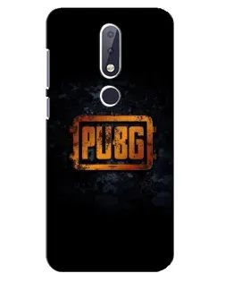 Чехол для Nokia 6.1 Plus с картинкой «PUBG — золотой логотип» Чехол для Nokia 6.1 Plus с картинкой «PUBG — золотой логотип»