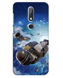 Чехол для Nokia 6.1 Plus с картинкой «Десант PUBG — прыжок» Чехол для Nokia 6.1 Plus с картинкой «Десант PUBG — прыжок»