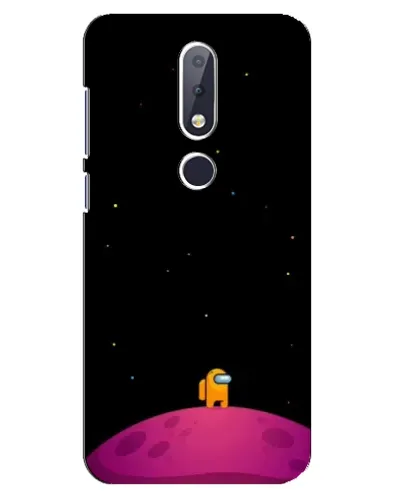 Чехол для Nokia 6.1 Plus с картинкой «Одинокий герой на планете» Чехол для Nokia 6.1 Plus с картинкой «Одинокий герой на планете»