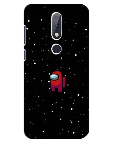Чехол для Nokia 6.1 Plus с картинкой «Красный Among Us» Чехол для Nokia 6.1 Plus с картинкой «Красный Among Us»