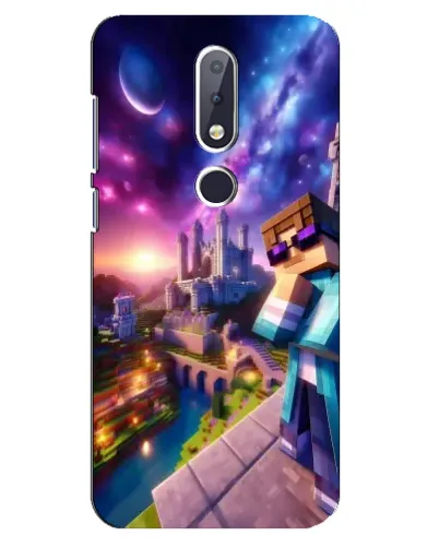 Чохол для Nokia 6.1 Plus з картинкою «Стів та космос»