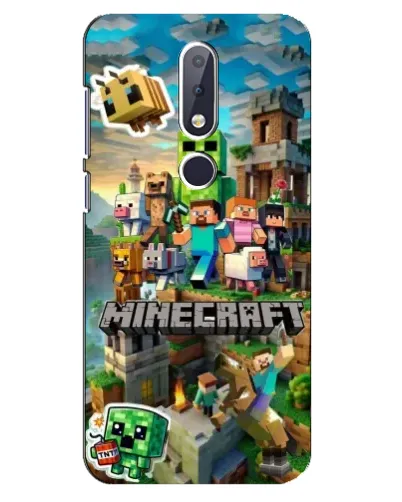 Чохол для Nokia 6.1 Plus з картинкою «Замок Minecraft»