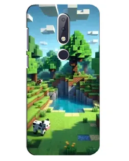 Чохол для Nokia 6.1 Plus з картинкою «Minecraft літній день»
