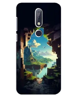 Чохол для Nokia 6.1 Plus з картинкою «Вид з печери»