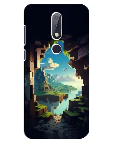 Чохол для Nokia 6.1 Plus з картинкою «Вид з печери»