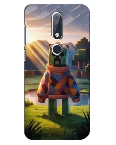 Чохол для Nokia 6.1 Plus з картинкою «Кріпер у светрі»