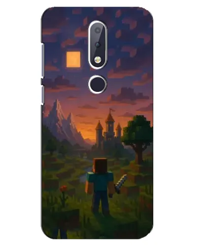 Чохол для Nokia 6.1 Plus з картинкою «Стів біля вежі»