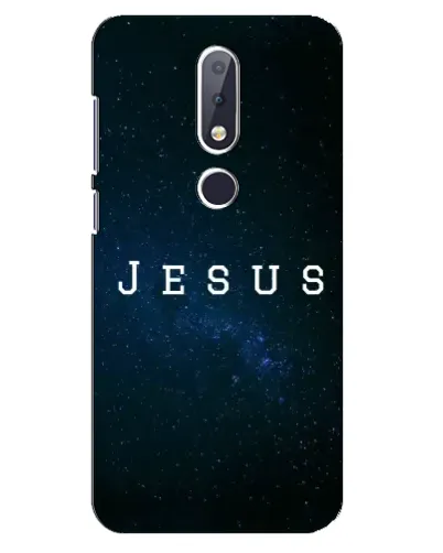 Чехол для Nokia 6.1 Plus с картинкой «Звездное небо Jesus»