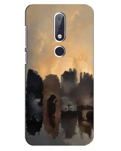 Чехол для Nokia 6.1 Plus с картинкой «Дорога к вере»