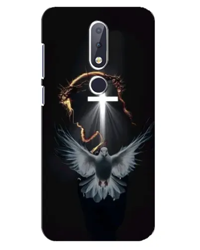 Чехол для Nokia 6.1 Plus с картинкой «Голубь и Свет»