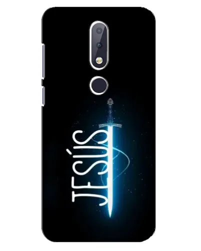 Чехол для Nokia 6.1 Plus с картинкой «Меч Духа Jesus»
