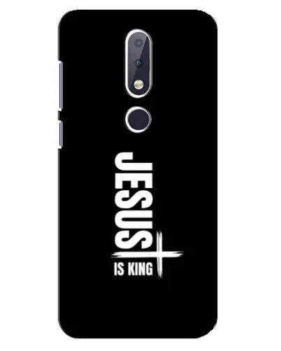 Чехол для Nokia 6.1 Plus с картинкой «Вертикаль веры Jesus»